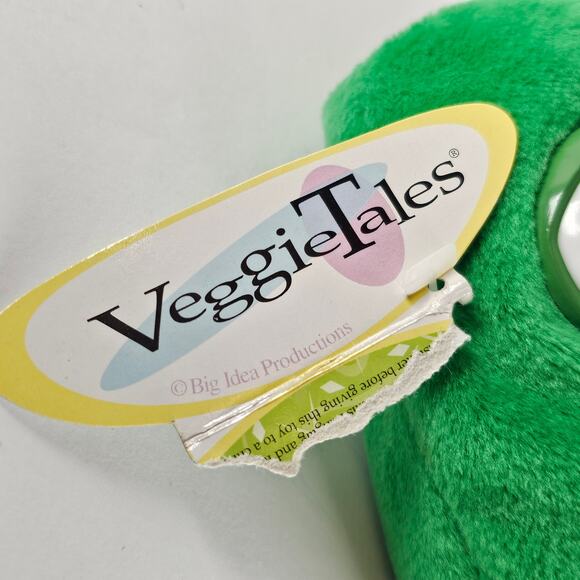 VeggieTales Larry the Cucumber Plush Big Idea Productions Gund Stuffy Plushy - Picture 14 of 15